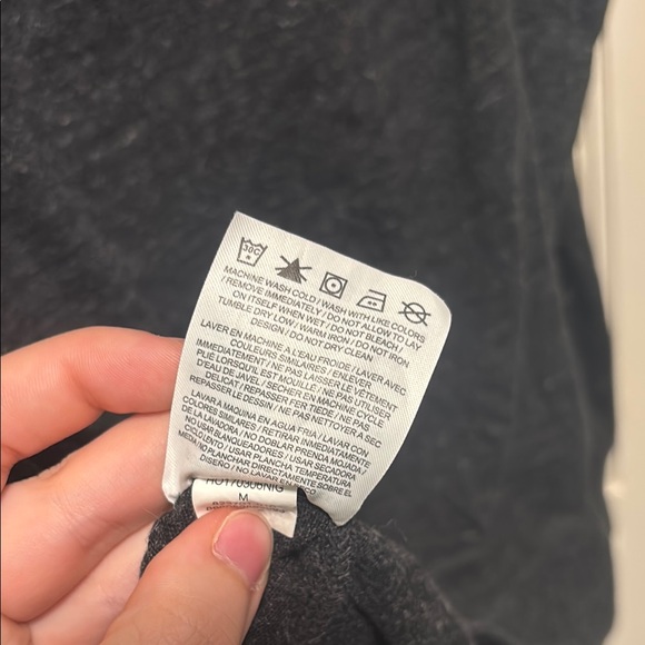 Nike Heather Black Long Sleeve Hoodie - Picture 8 of 8